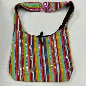 Shoulder bag tote crossbody bag womens multiple colors with beads sequins